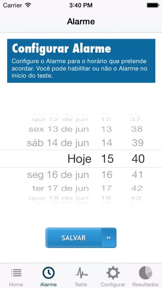 Monitor do Sono Screenshots