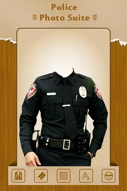 Police Photo Suit Maker Screenshots