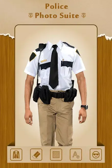 Police Photo Suit Maker Screenshots