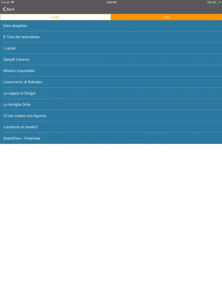 Tangkapan layar Lo Svarione iPad 