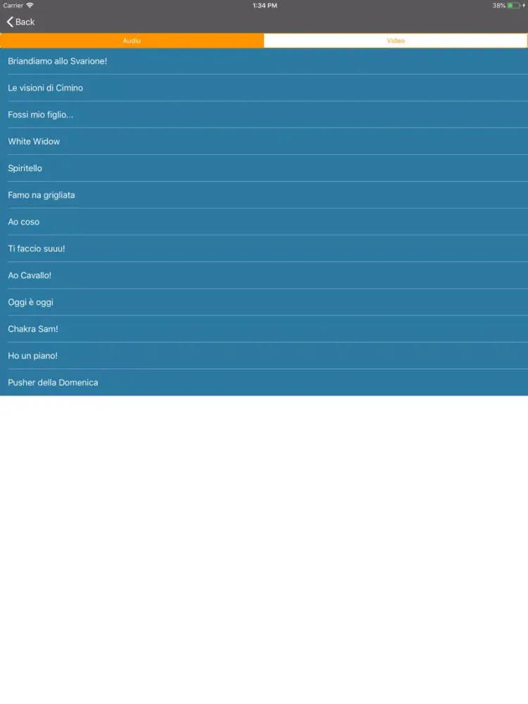 Tangkapan layar Lo Svarione iPad 