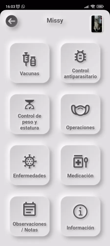 Carnet de control para mascota Screenshots