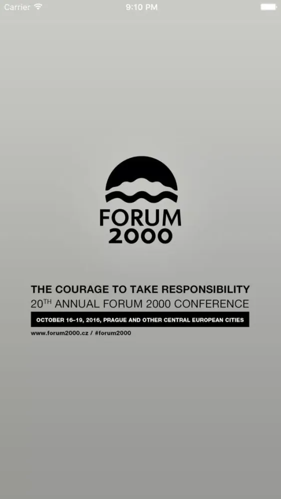 Forum 2000 app Screenshots