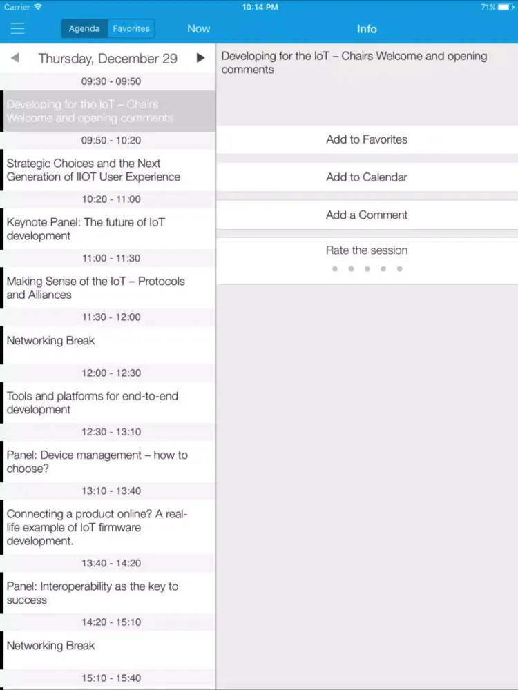 IoT Tech Expo Global iPad  Ekran Görüntüleri