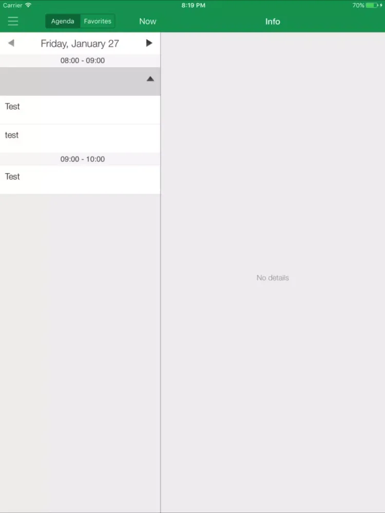 Capturas de tela do The Voice of PF iPad 