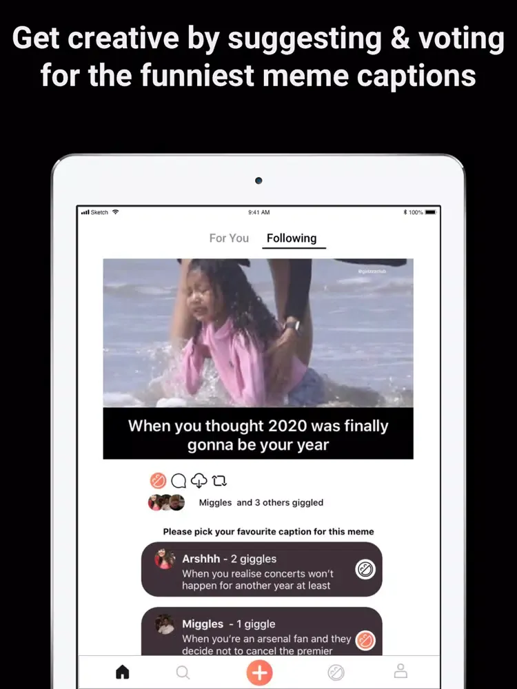 Screenshot di AI Meme Maker - Caption Joker iPad 