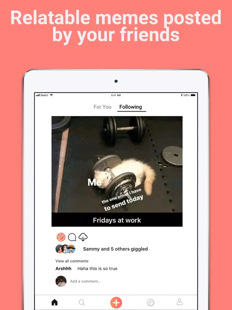 Screenshot di AI Meme Maker - Caption Joker iPad 