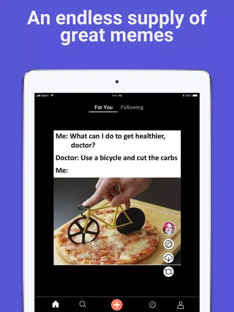 Screenshot di AI Meme Maker - Caption Joker iPad 