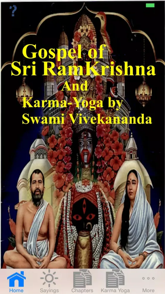 Tangkapan layar Gospel of Sri Ram Krishna