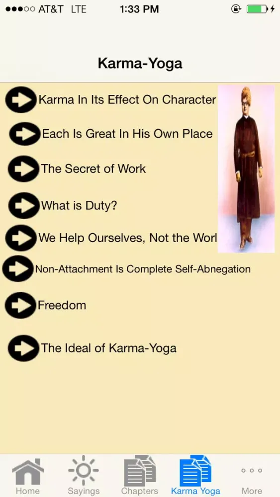 Tangkapan layar Gospel of Sri Ram Krishna