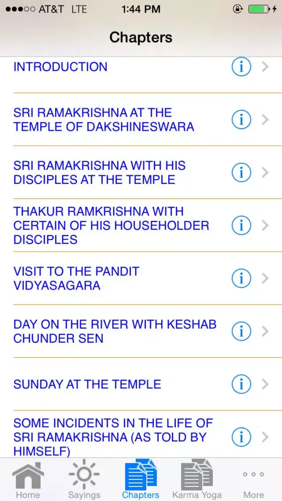 Tangkapan layar Gospel of Sri Ram Krishna