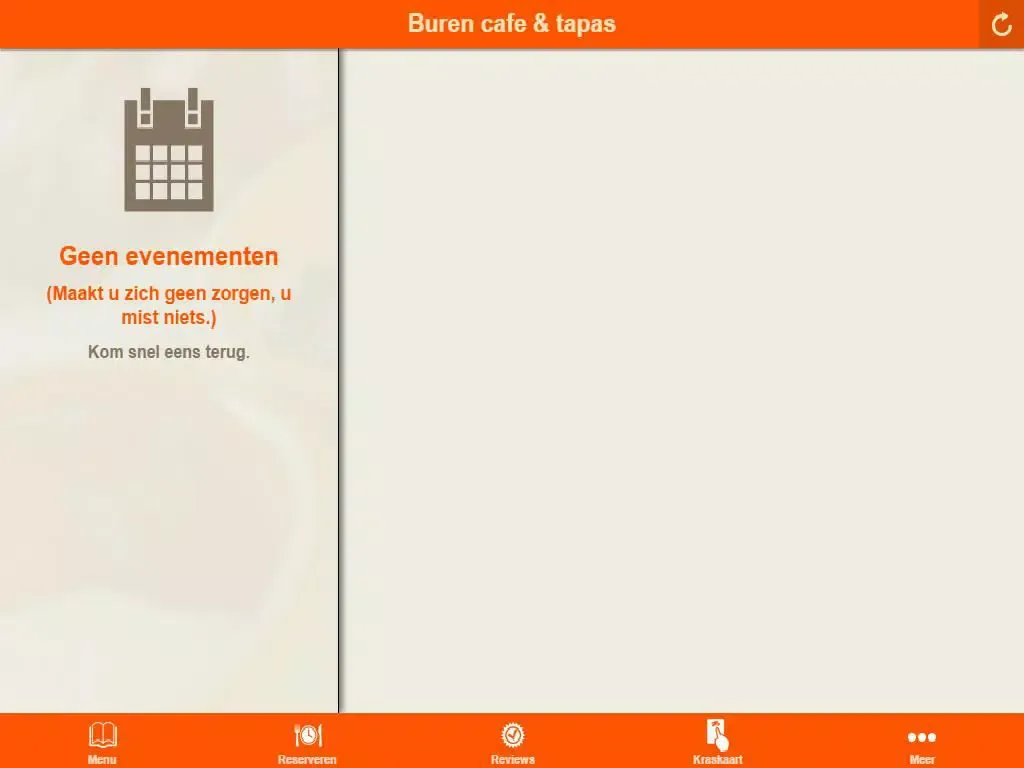 Capturas de tela do de Buren cafe & tapas iPad 