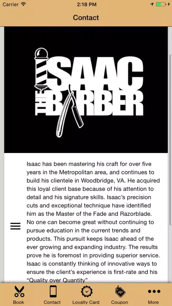 تصاویر ISAACtheBARBER