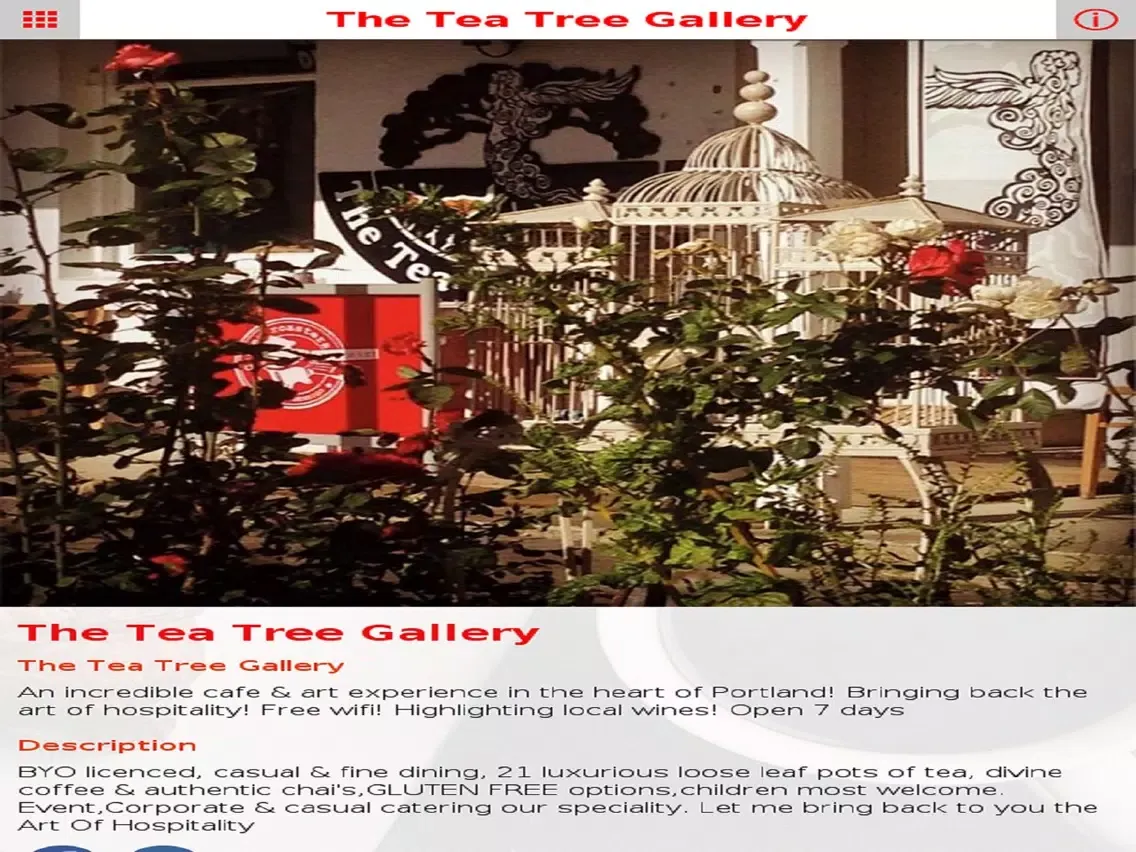 The Tea Tree Gallery iPad  Screenshots