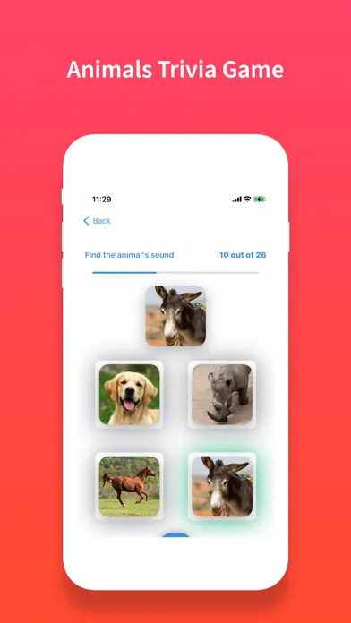 Screenshot di Identify Animal Sounds, Noises