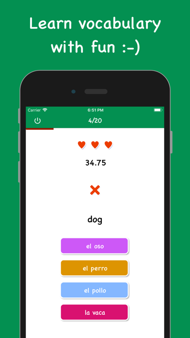Screenshot di 1M vocabulary builder