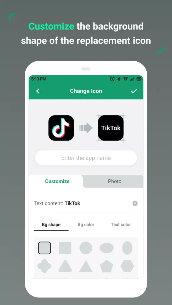 Tangkapan layar App Icon Editor