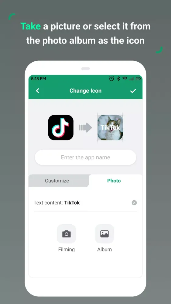 Tangkapan layar App Icon Editor