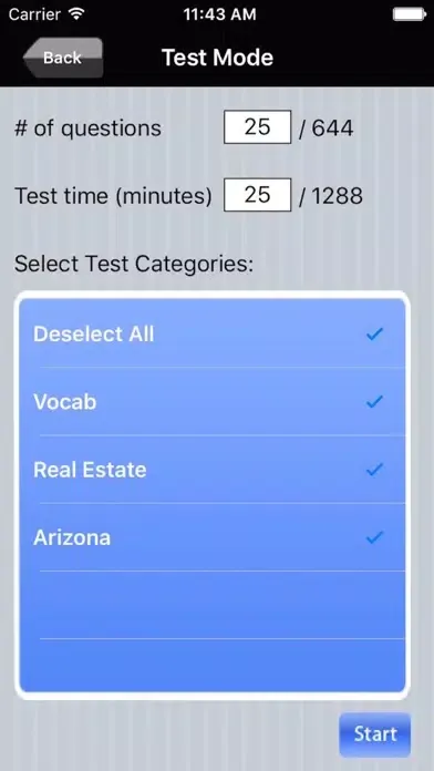 Tangkapan skrin Arizona Real Estate Exam Prep