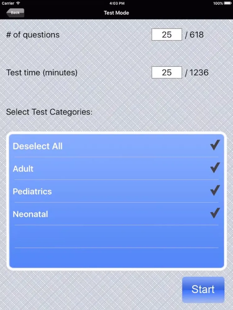 Ảnh chụp màn hình của Critical Care Nurse Specialist Exam Prep iPad 