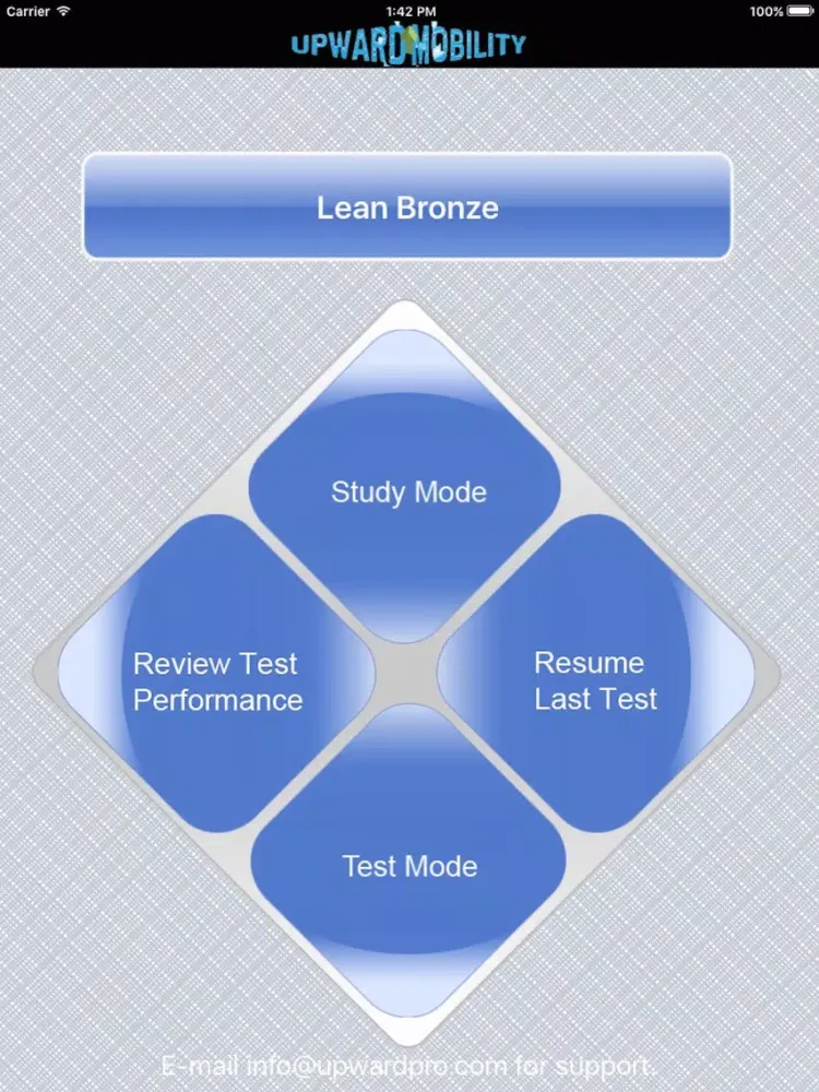 Captures d'écran de Lean Bronze Exam Prep iPad 