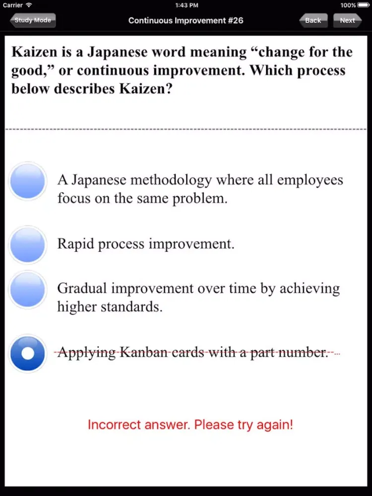 Captures d'écran de Lean Bronze Exam Prep iPad 