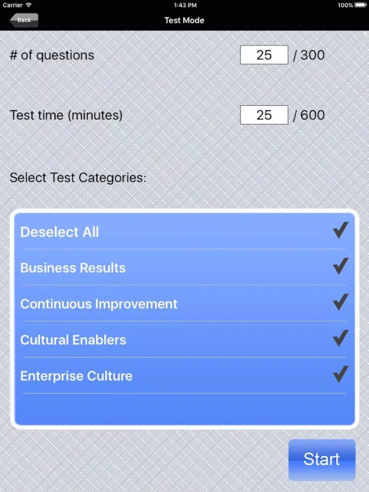 Captures d'écran de Lean Bronze Exam Prep iPad 