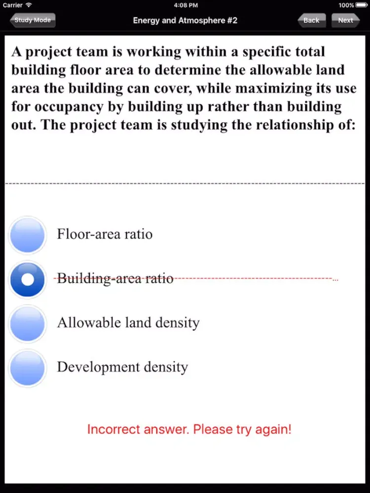 LEED Green Associate Exam Prep iPad  Screenshots
