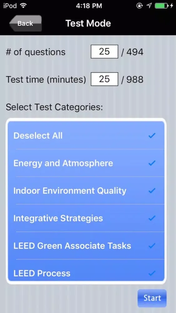 LEED Green Associate Exam Prep Screenshots
