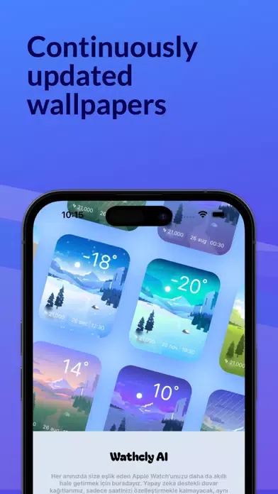 ภาพหน้าจอของ Watchly AI - Watch Faces App