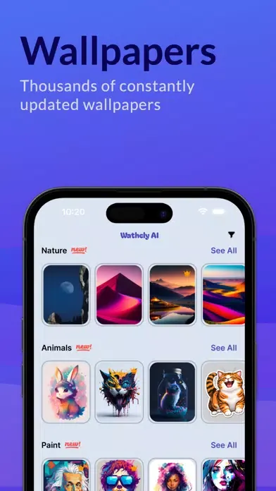 ภาพหน้าจอของ Watchly AI - Watch Faces App