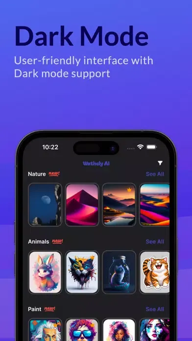 ภาพหน้าจอของ Watchly AI - Watch Faces App