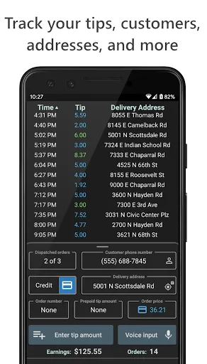 صور Delivery Tip Tracker Pro