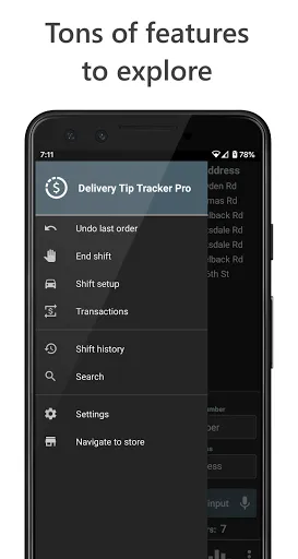 صور Delivery Tip Tracker Pro