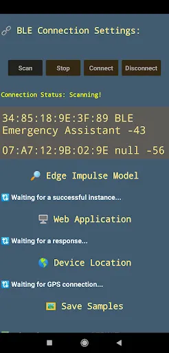 BLE Travel Emergency Assistant স্ক্রিনশট