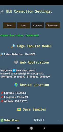 BLE Travel Emergency Assistant স্ক্রিনশট