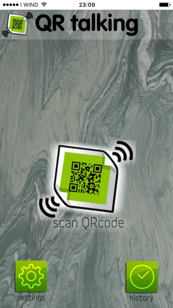 Qr talks to you ! Screenshots