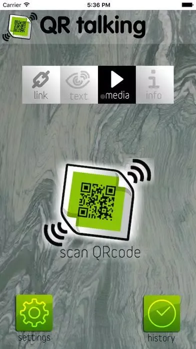 Qr talks to you ! Screenshots