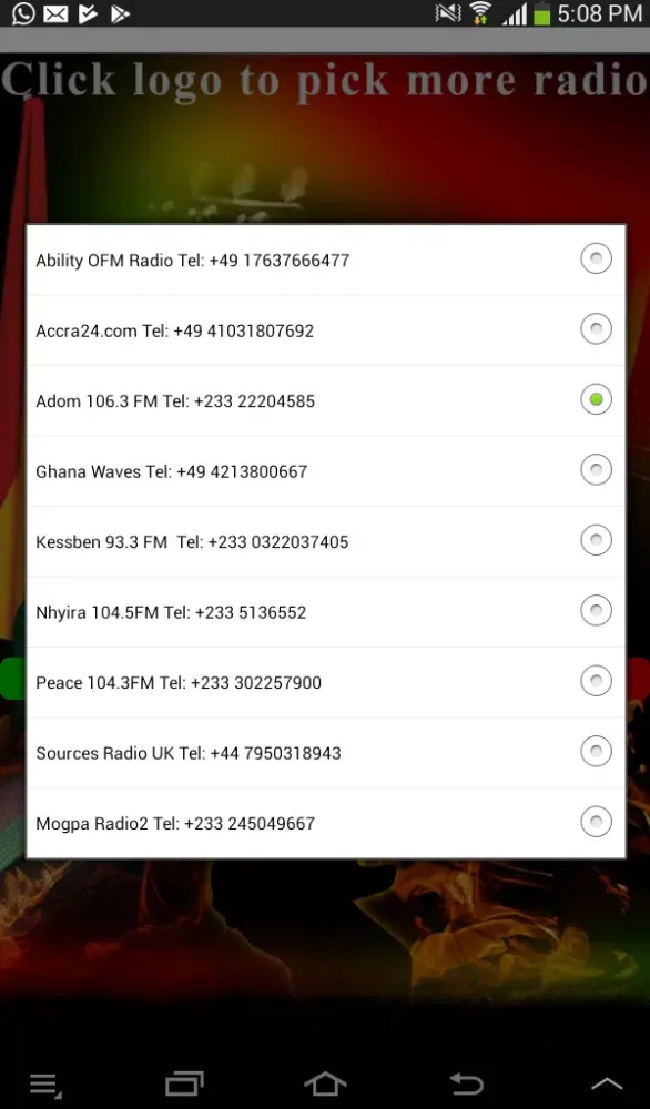 GHANA Radios - Adom FM, MOGPA Screenshots
