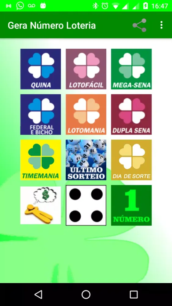 Gera Número Loteria Screenshots