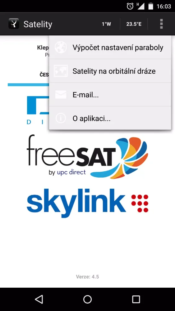 Satelity Screenshots