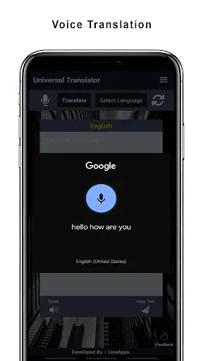 Ảnh chụp màn hình của Universal Translator