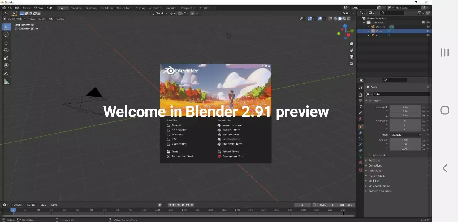 The Blender Companion App Screenshots