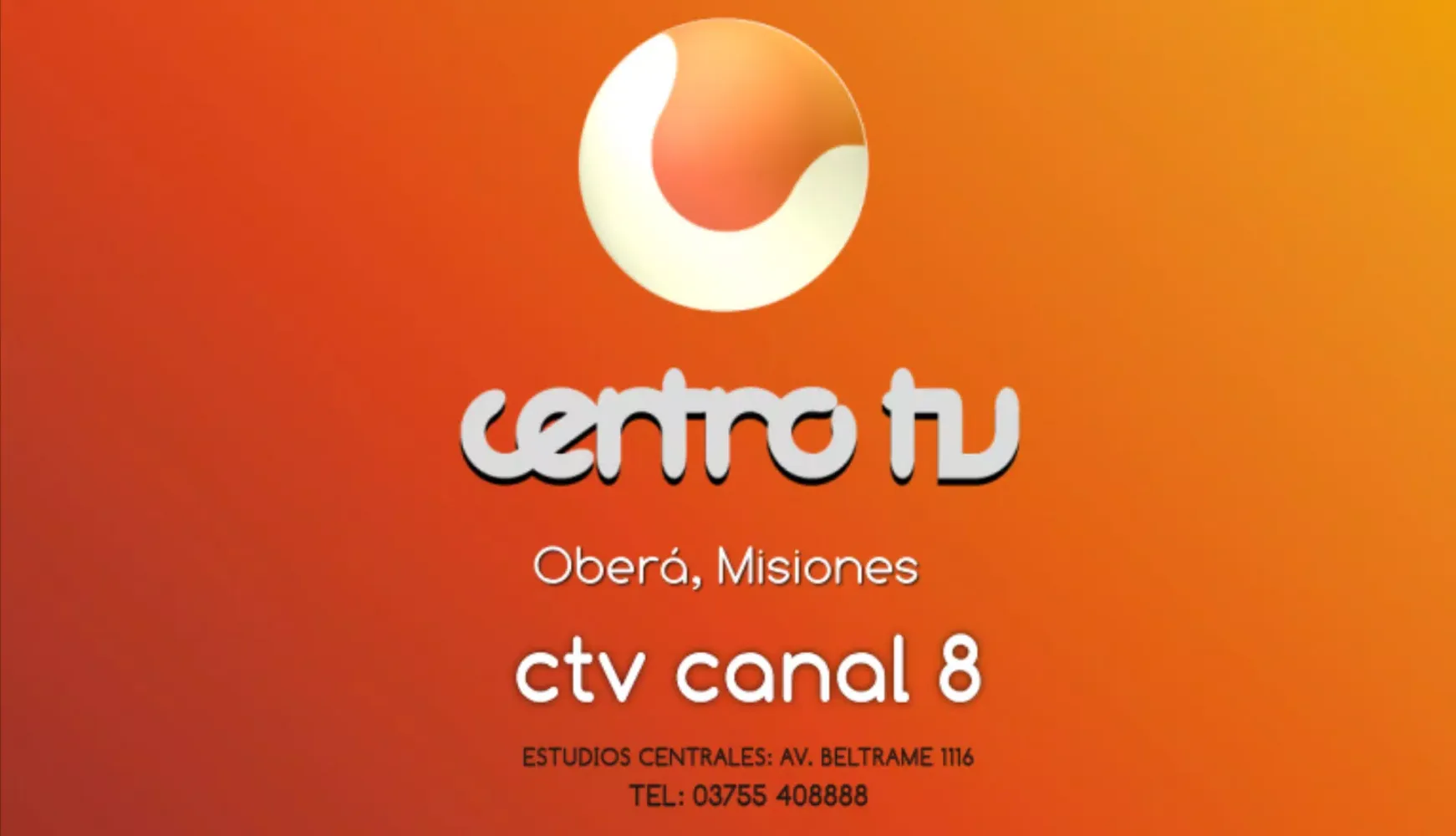 Tangkapan layar Canal 8 Obera