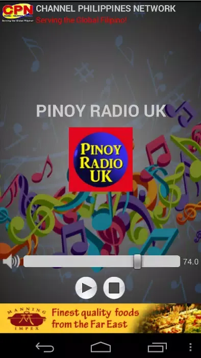 Pinoy Radio UK Screenshots