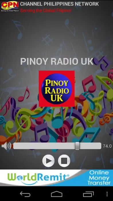 Pinoy Radio UK Screenshots