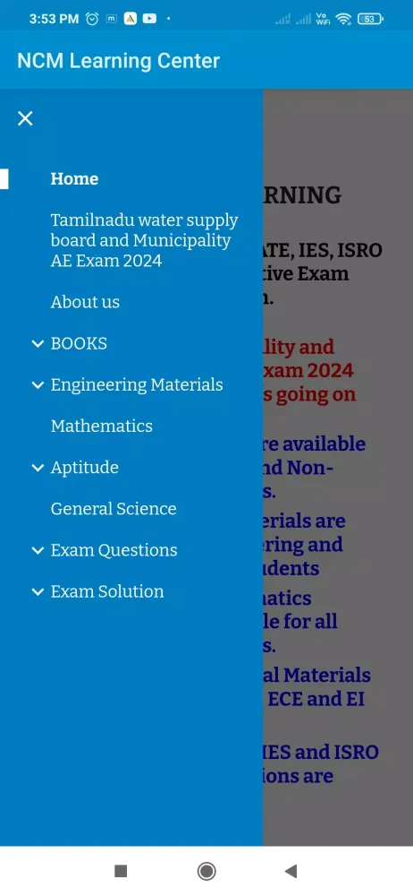 NCM LEARNING CENTER स्क्रीनशॉट