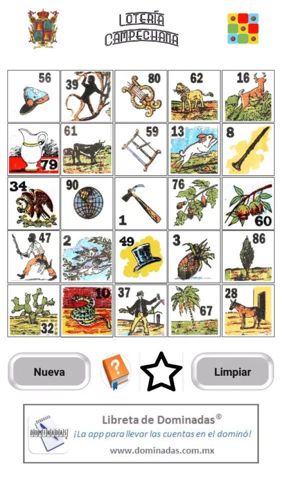 Tangkapan layar Lotería Campechana ©