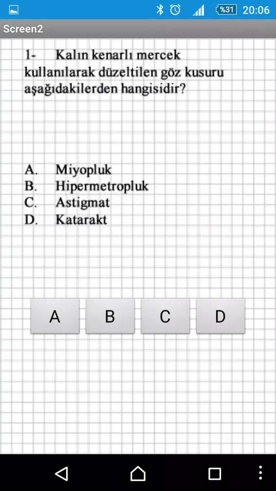Fen Bilimleri Quiz Screenshots