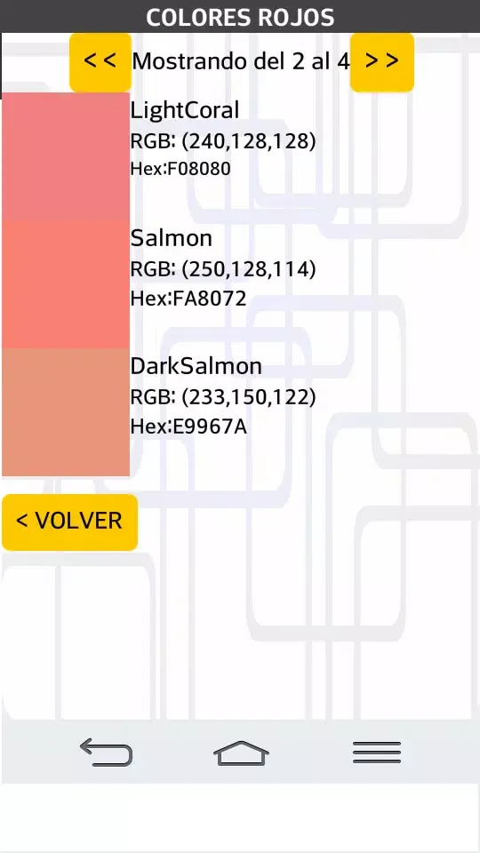 Color Table Screenshots